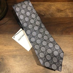 Gray & Silver Medallion Tie from The Dark Knot
